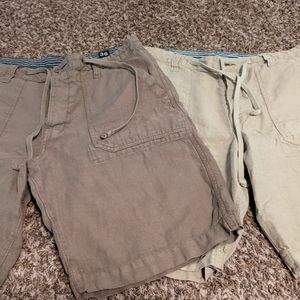 2 pairs men's lucky casual shorts 36